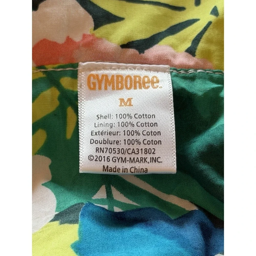 Gymboree Sunny Safari Tropical Midi Summer Sundress Sz 5 & Sunhat Sz M